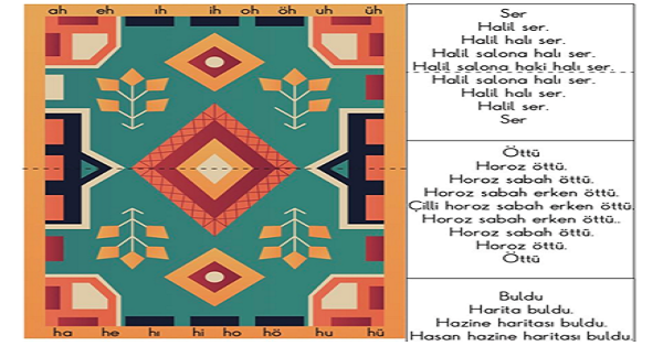 1. Sınıf İlk Okuma Yazma (H-h Sesi) Halı Boya-Oku Etkinliği