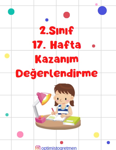 2. Sınıf 17. Hafta Kazanım Değerlendirme Testi