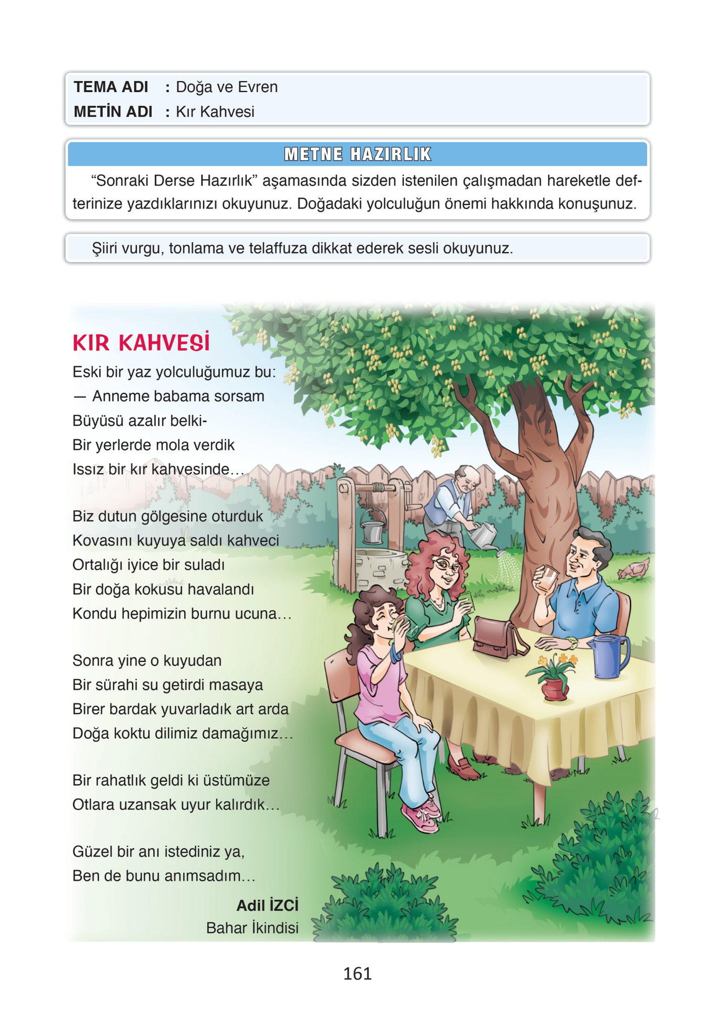 4. Sınıf Türkçe Ada Yayınları Kır Kahvesi Metni Etkinlik Cevapları