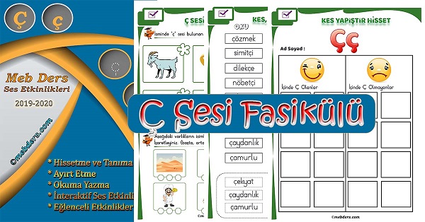 1. Sınıf İlkokuma Ç Sesi Fasikülü