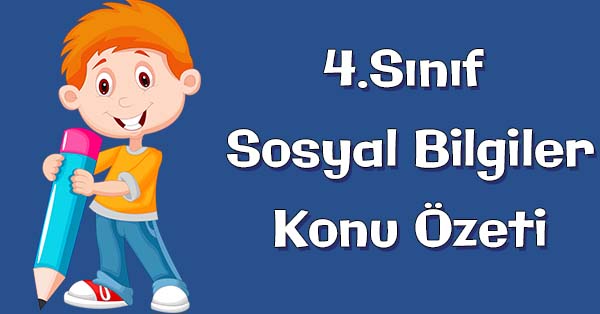 4. Sınıf Sosyal Bilgiler Yönlerimiz Konu özeti