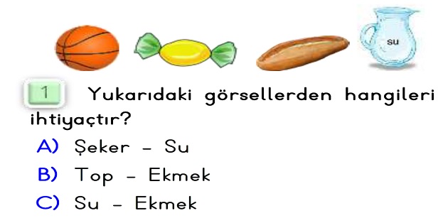2. Sınıf Hayat Bilgisi Okulumuzda Hayat Ünitesi-Yaprak Test-4