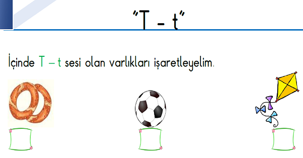 1. Sınıf İlk Okuma Yazma (T-t Sesi) Fasikülü