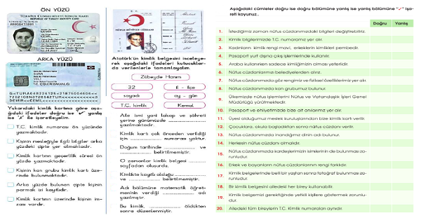 4. Sınıf Sosyal Bilgiler Kimliğim 1
