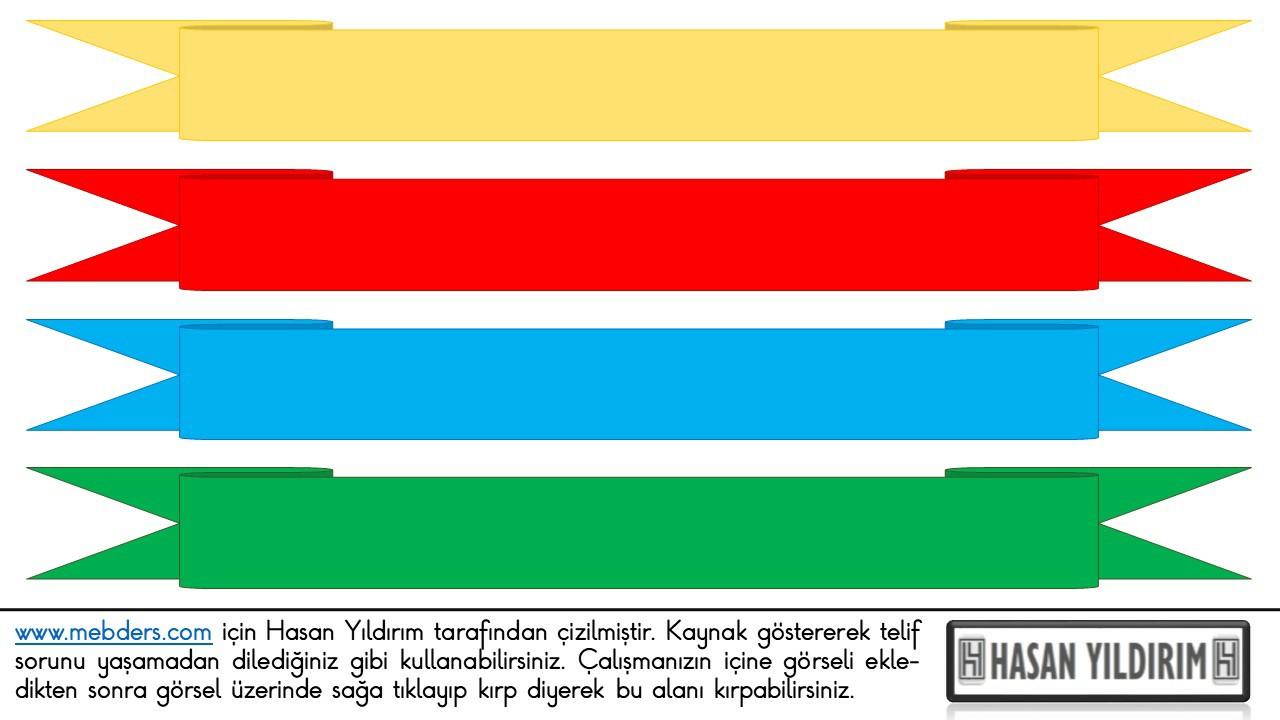 Kurdele Şablonu PNG