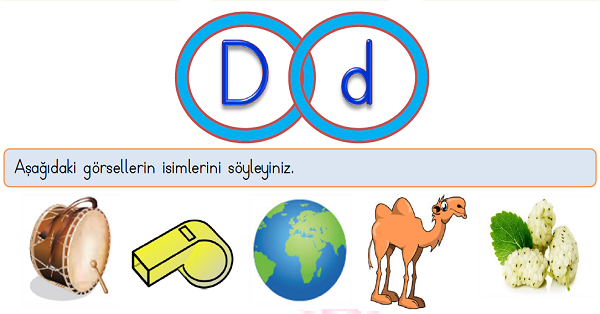 1. Sınıf İlk Okuma Yazma (D-d) Sesi Tüm Etkinlikler