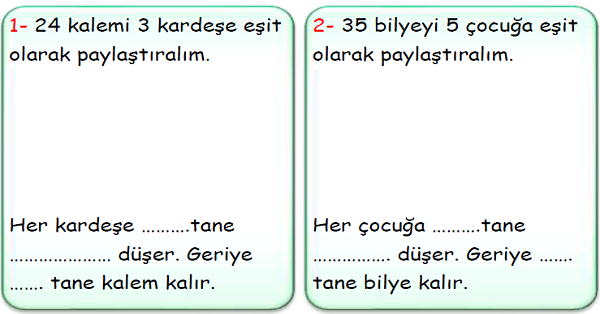 3. Sınıf Matematik Bölme İşlemi-6