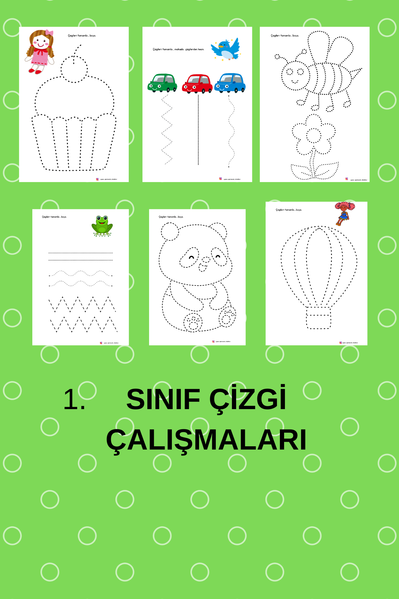 1. Sınıf Çizgi Çalışmaları