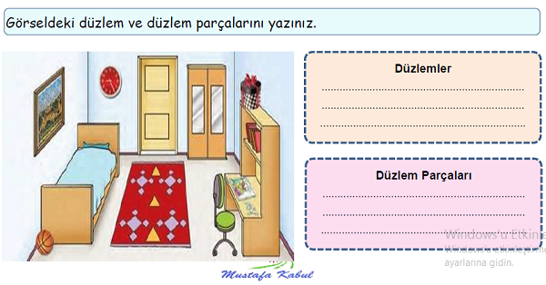 4. Sınıf Matematik Düzlem ve Düzlemsel Şekil