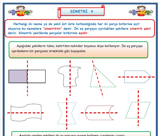 2. Sınıf Matematik Simetri Çalışması 4