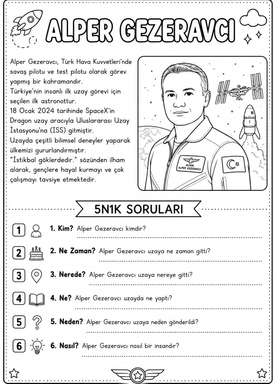 1. Sınıf Türkçe Okuma Anlama Metinleri 3