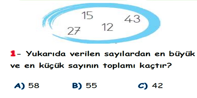 2. Sınıf Matematik Toplama İşlemi-Yaprak Test-3