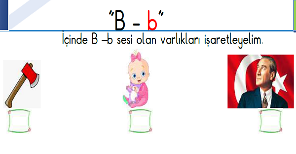 1. Sınıf İlk Okuma Yazma (B-b Sesi) Fasikülü