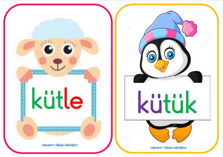 1. Sınıf Ü-ü Sesi Hece Kelime Çalışması Sunusu (40 Slayt)