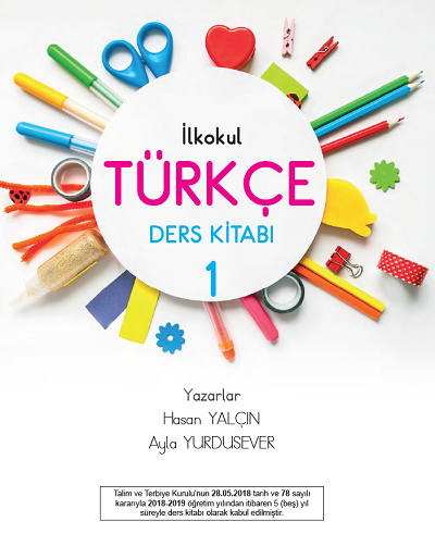2018-2019 Yılı 1. Sınıf Türkçe Semih Yayıncılık Ders Kitabı pdf