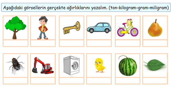 4. Sınıf Matematik Tartma (Kütle Ölçü Birimlerini Birbirine Çevirme)-2