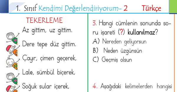 1. Sınıf Genel Değerlendirme 2