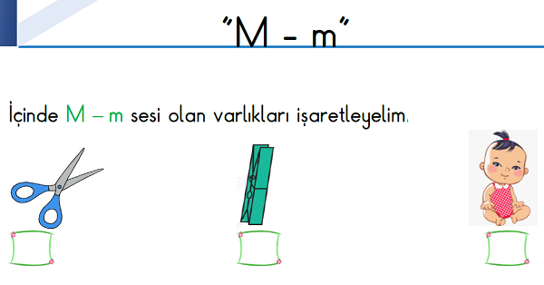 1. Sınıf İlk Okuma Yazma (M-m Sesi) Fasikülü