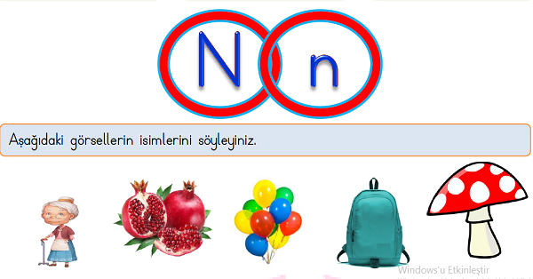1. Sınıf İlk Okuma Yazma (N-n) Sesi Etkinliği