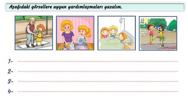2. Sınıf Hayat Bilgisi Duyarlı Olalım Etkinliği