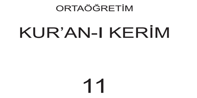 2023-2024 Eğitim Öğretim Yılı 11. Sınıf Kur’an-ı Kerim Ders Kitabı-Meb Yayınları