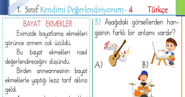 1. Sınıf Genel Değerlendirme 4