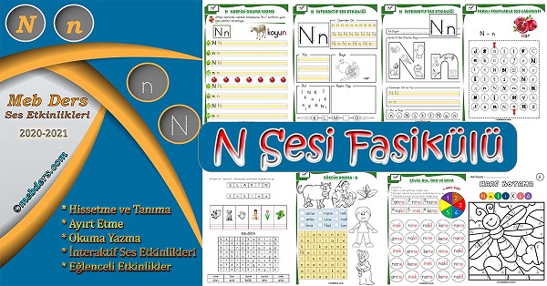 1. Sınıf İlkokuma N Sesi Fasikülü