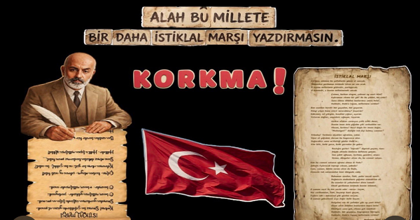 İstiklal Marşı ve Mehmet Akif Ersoy Pano