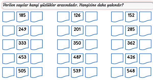 3. Sınıf Matematik En Yakın Onluğa ve Yüzlüğe Yuvarlama-3