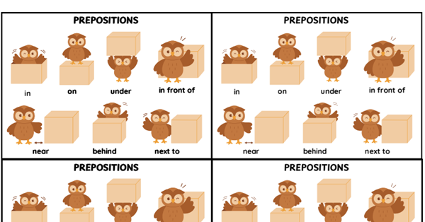 4. Sınıf 6. Ünite Fun With Science Prepositions Defter Etkinliği