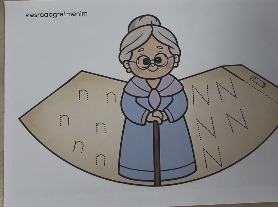 1. Sınıf İlk Okuma Yazma Nine Etkinliği