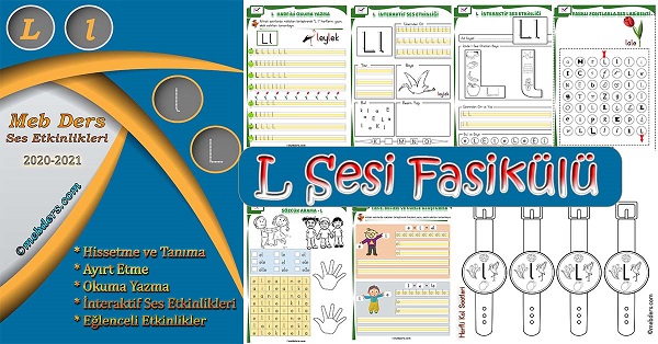 1. Sınıf İlkokuma L Sesi Fasikülü