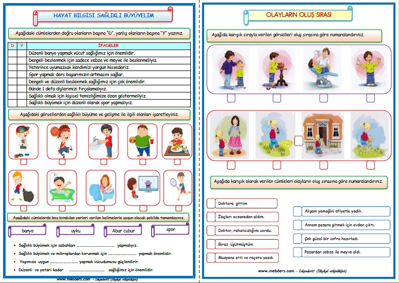 2. Sınıf 15.Hafta Etkinlik Paketi (26-30 Aralık)