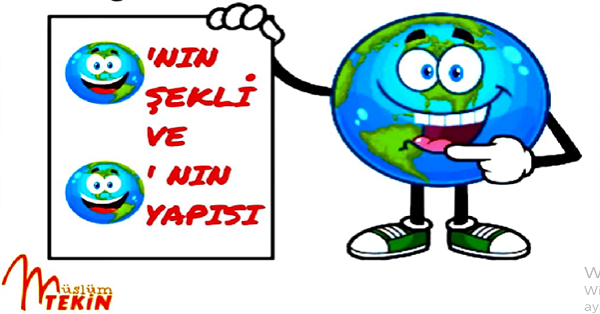 3. Sınıf Fen Bilimleri Dünya\'nın Şekli ve Dünya\'nın Yapısı Etkinlik ve Test Çalışması