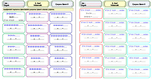 3. Sınıf Matematik Çarpma İşlemi (Kat Anlamı)-3