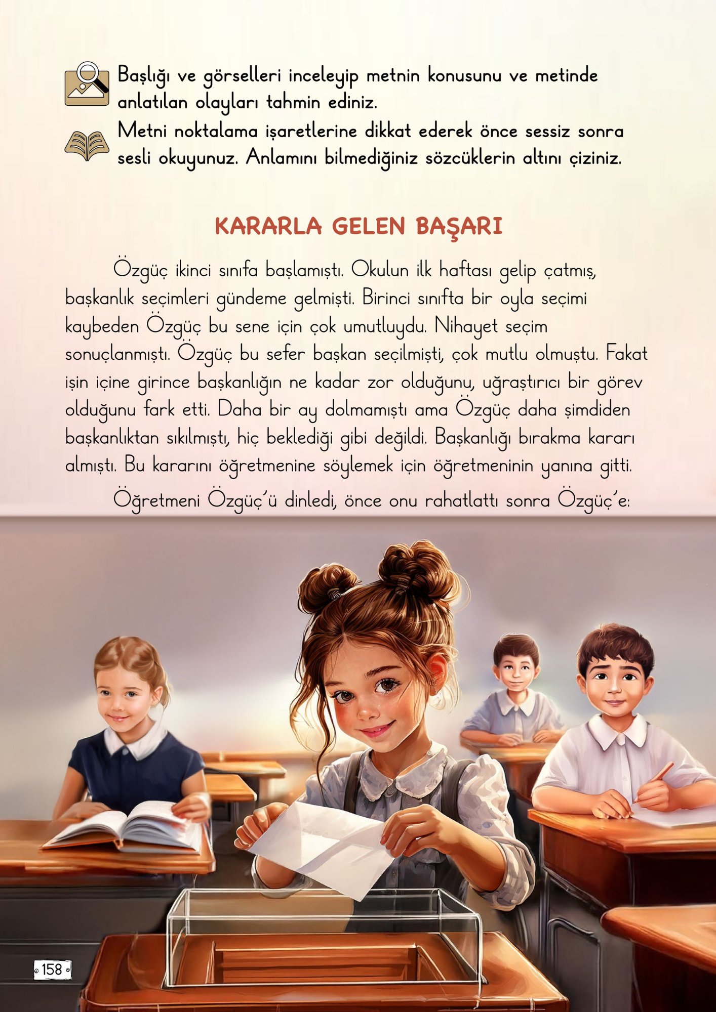 2. Sınıf Türkçe Meb Yayınları Kararla Gelen Başarı Metni Etkinlik Cevapları