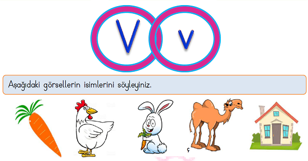 1. Sınıf İlk Okuma Yazma (V-v) Sesi Tüm Etkinlikler
