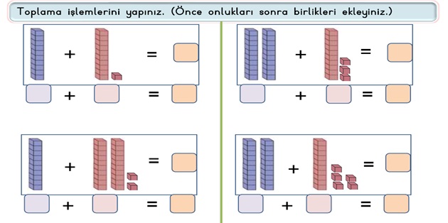 2. Sınıf Matematik Toplama İşlemi-Zihinden Toplama Etkinliği-3