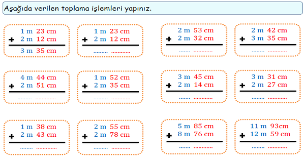 4. Sınıf Matematik Uzunlukları Ölçme (Uzunluk Ölçme Birimleri Arasındaki İlişkiler)-7