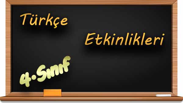 4. Sınıf Türkçe Hece Bilgisi Etkinliği 1