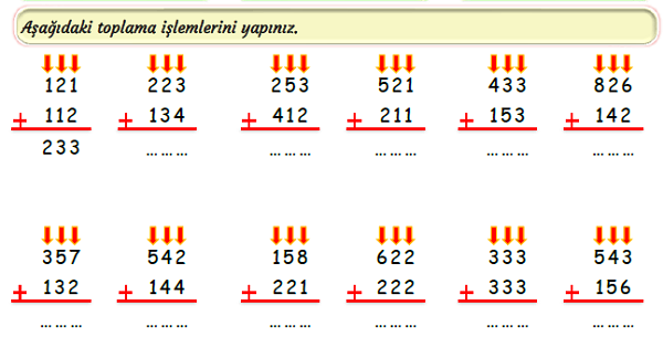 3. Sınıf Matematik Eldesiz Toplama İşlemi-1