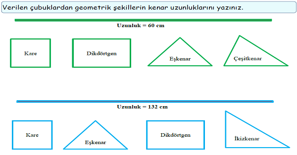 4. Sınıf Matematik Çevre Ölçme (Kare ve Dikdörtgenin Çevre Uzunluklarını Bulma)-6