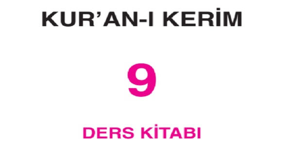 2023-2024 Eğitim Öğretim Yılı 9. Sınıf Kur’an-ı Kerim Ders Kitabı-Ata Yayınları