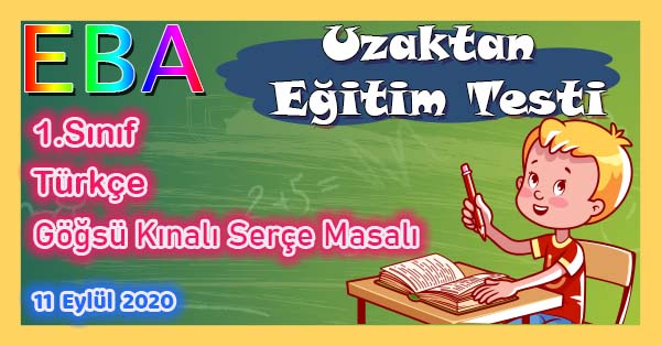 1. Sınıf Türkçe Göğsü Kınalı Serçe Masalı Uzaktan Eğitim Testi pdf