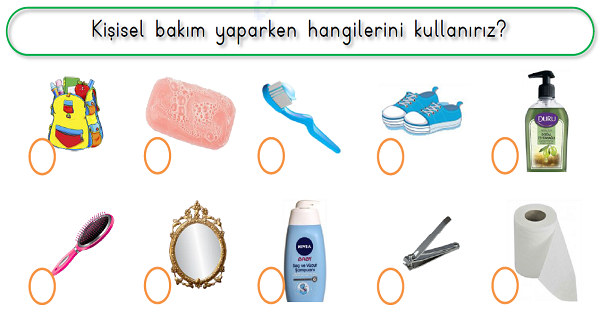 1. Sınıf Hayat Bilgisi Bakımlıyım Sağlıklıyım Etkinliği