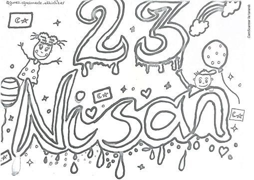 23 Nisan Grafiti Boyama