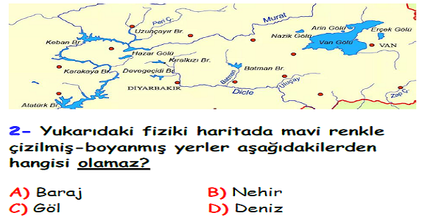 4.Sosyal Bilgiler Yaşadığımız Yer (Sosyal ve Doğal Çevremiz) Ünitesi Yaprak Test-6