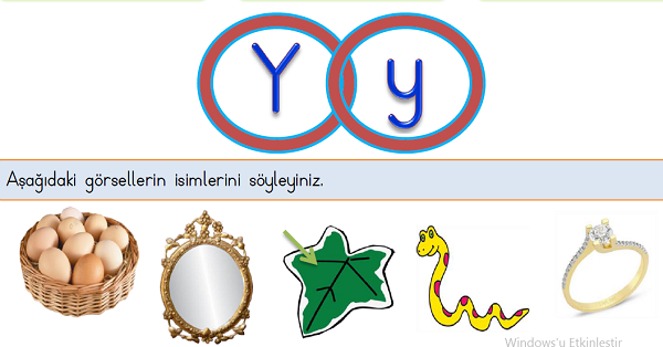 1. Sınıf İlk Okuma Yazma (Y-y) Sesi Tüm Etkinlikler