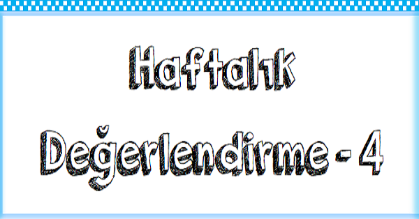 1. Sınıf Haftalık Kazanım Değerlendirme Testi -24. Hafta