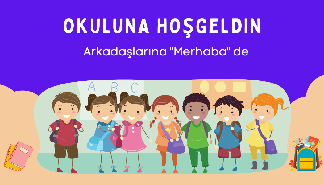\"Okuluna Hoş geldin\" Yaka Kartı